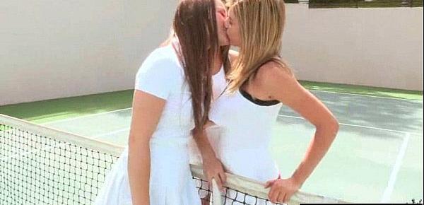  Sexy Hot Lesbians (Dani Daniels & Malena Morgan & Lia Lor) In Love Sex Action mov-15